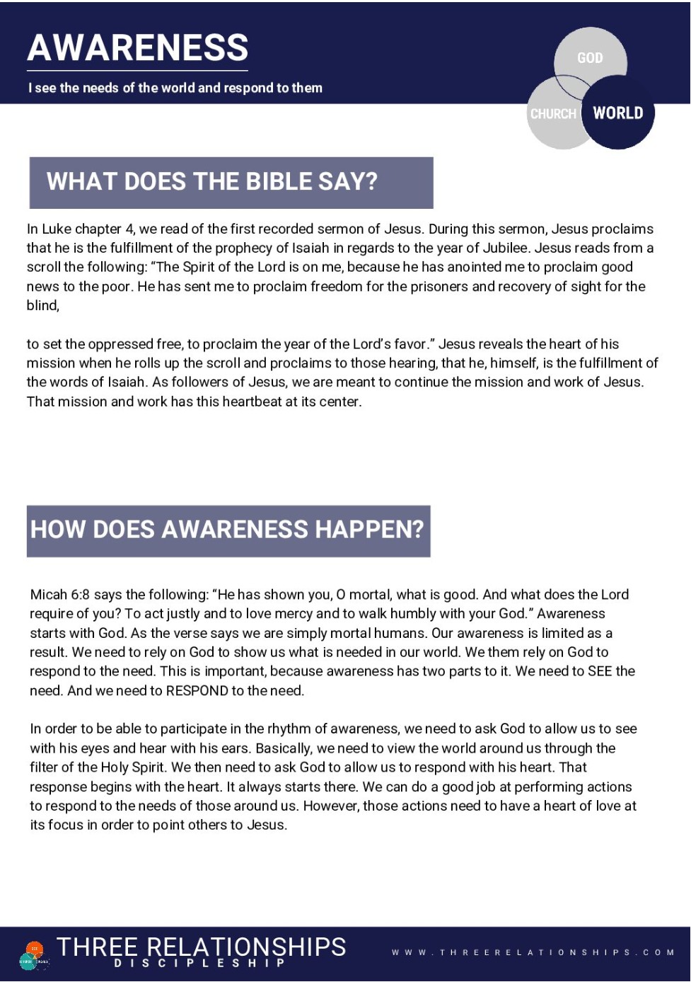 Awareness Rhythm Study