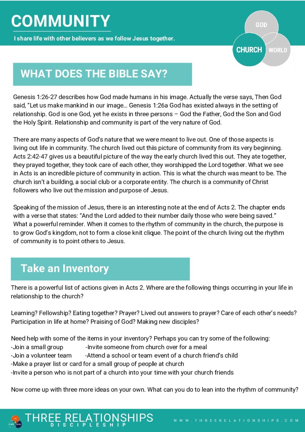 Community Rhythm Study