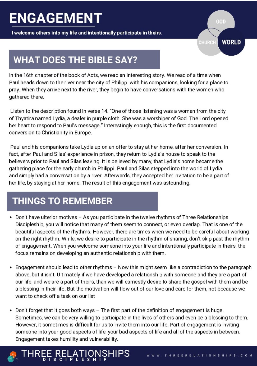 Engagement Rhythm Study